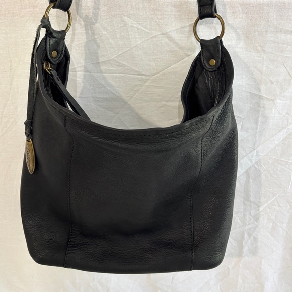 Born Black Crossbody Bag with Pebbled Leather Finish - Picture 3 of 11